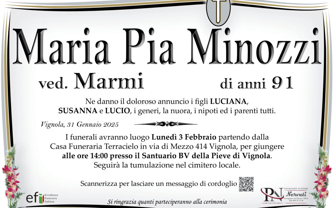 Maria Pia Minozzi
